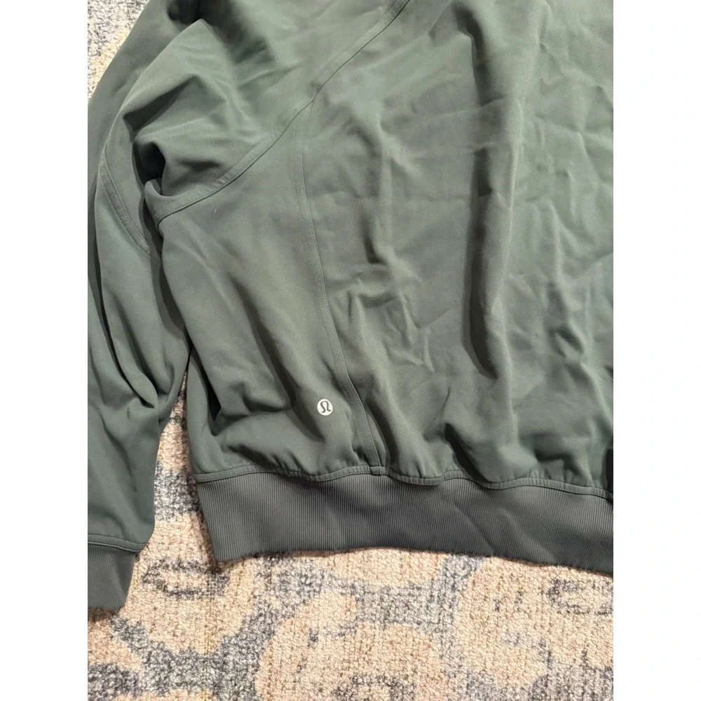 Lululemon Wunder Train Track Jacket Dark Forest Size 12 Excellent Condition